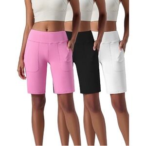 Liberty Pro 3 Pack Women's 10'' Bermuda Shorts Tummy Control